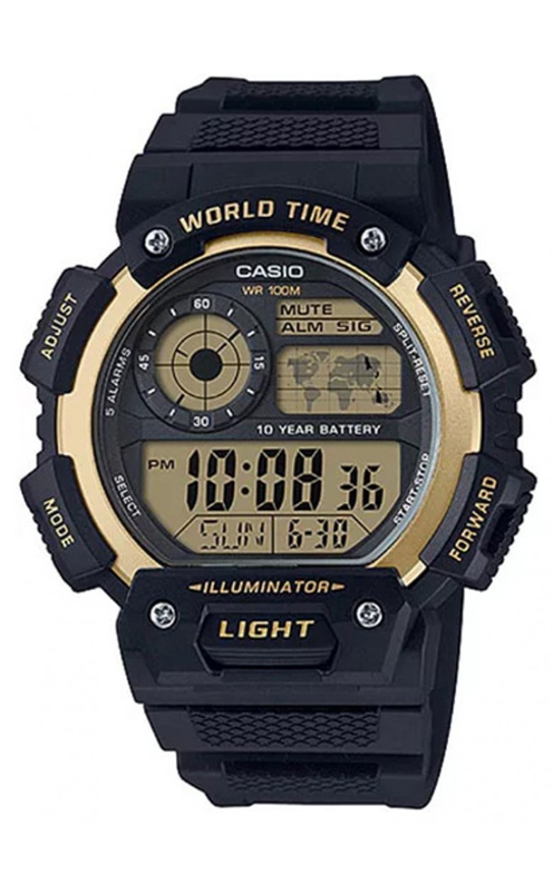 AE-1400WH-9A  кварцевые наручные часы Casio "Sports"  AE-1400WH-9A