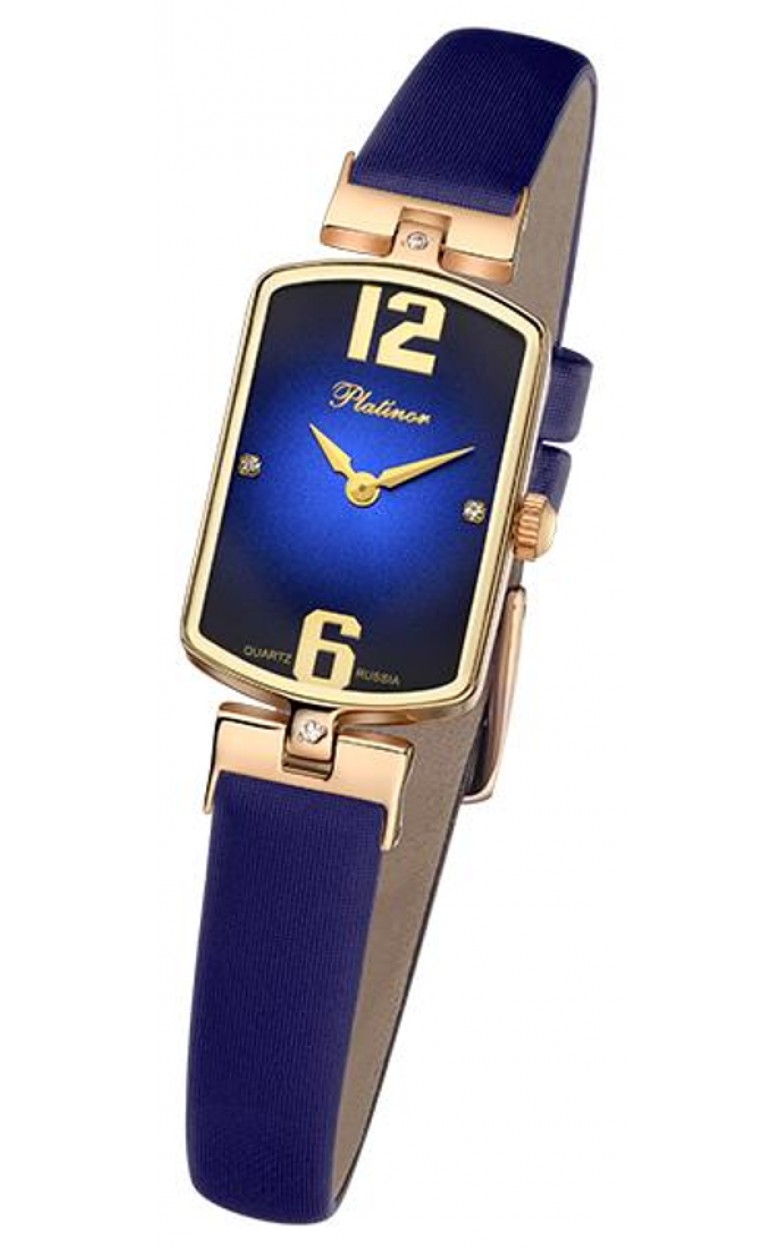 45836.606 russian gold кварцевый wrist watches Platinor  45836.606