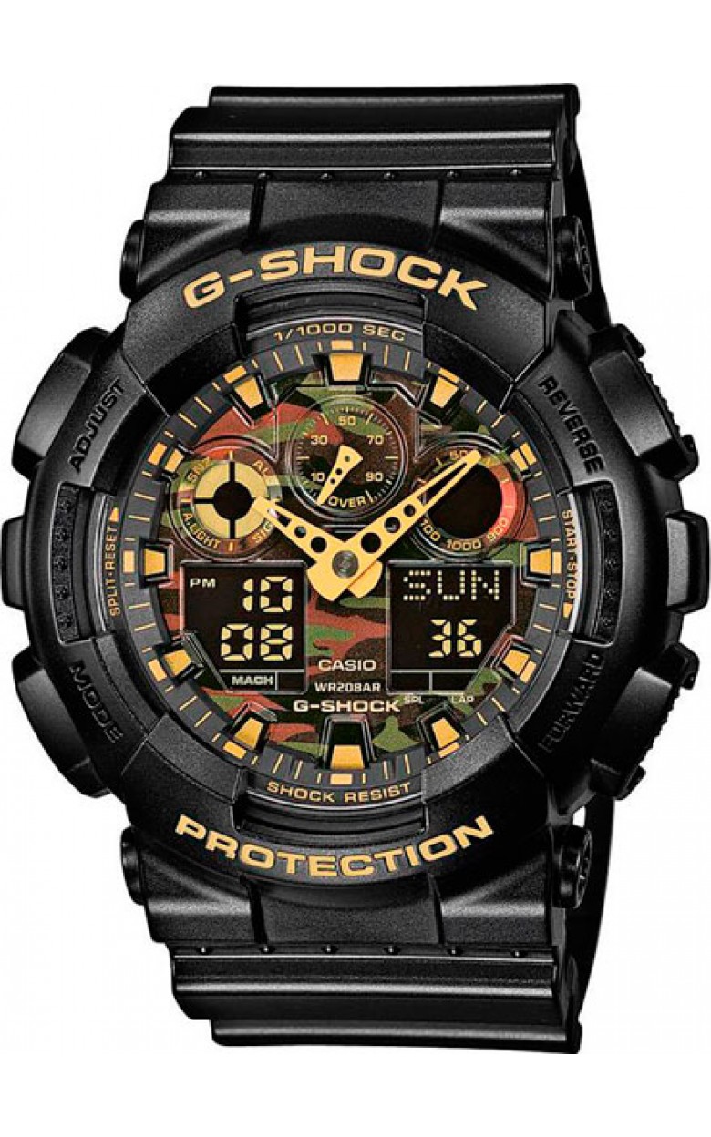 GA-100CF-1A9  кварцевые наручные часы Casio "G-Shock"  GA-100CF-1A9