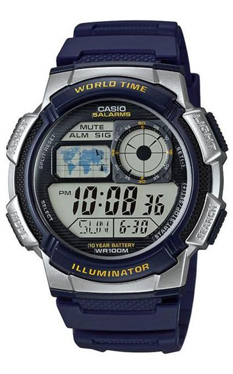 AE-1000W-2A  кварцевые наручные часы Casio "Collection"  AE-1000W-2A