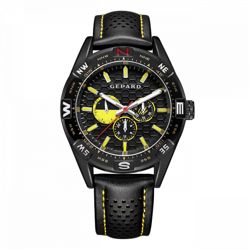 1237A11L4 russian Men's watch кварцевый wrist watches Gepard  1237A11L4