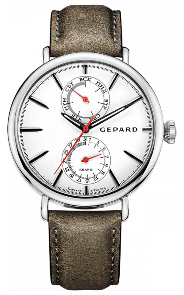 1262B1L1 russian Men's watch кварцевый wrist watches Gepard  1262B1L1
