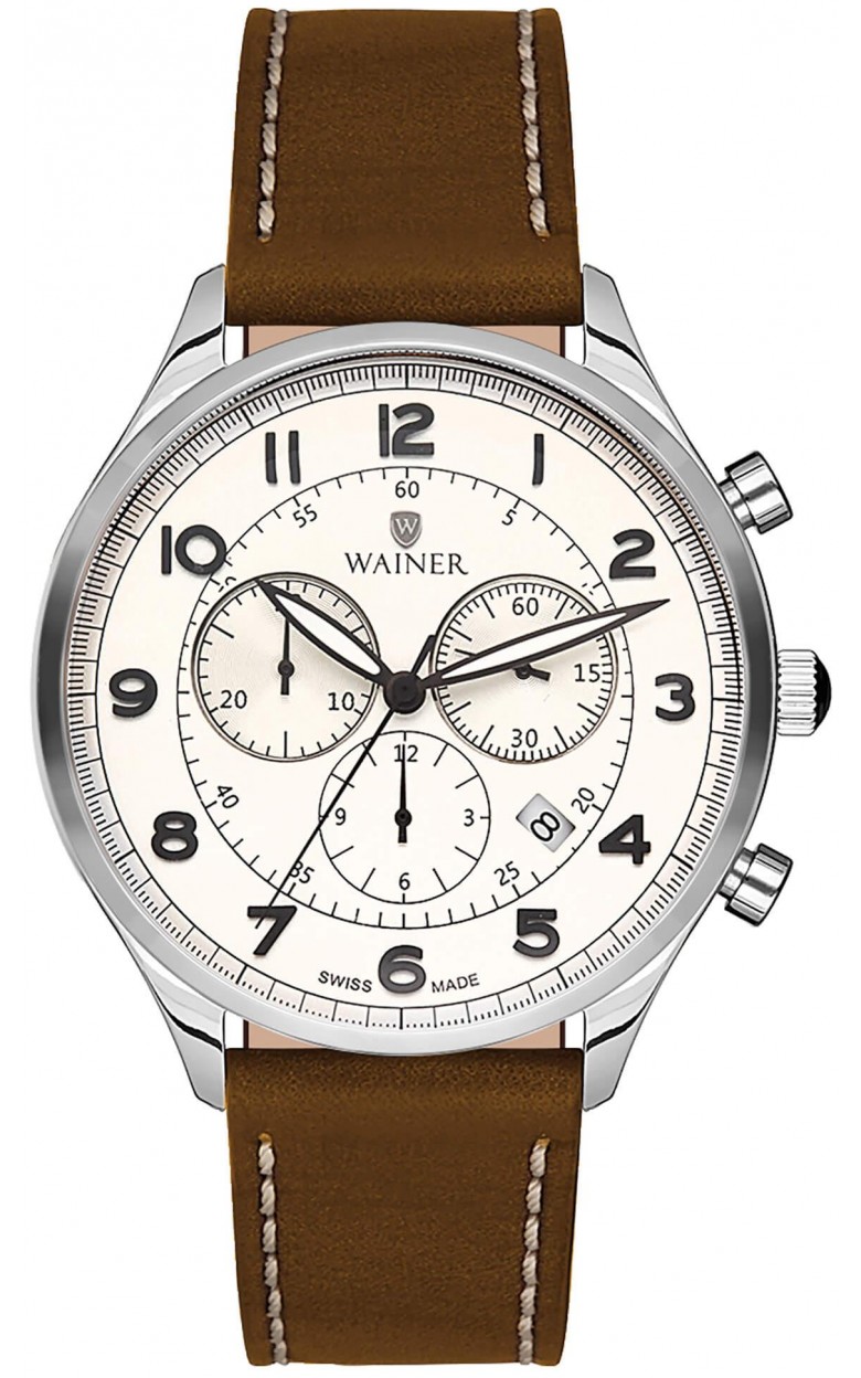 WA.19498-A  кварцевые наручные часы Wainer "Wall street"  WA.19498-A
