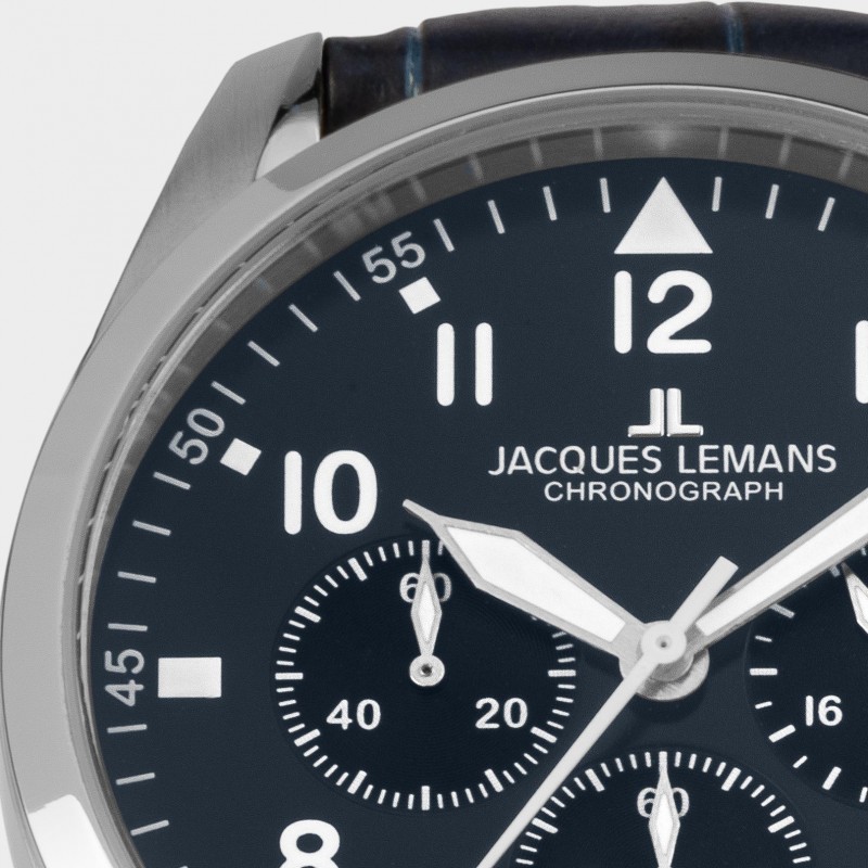 42-2B  кварцевые наручные часы Jacques Lemans "Sport"  42-2B