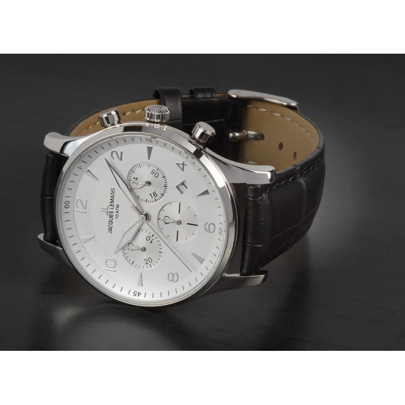 1-1654B  кварцевые наручные часы Jacques Lemans "Classic"  1-1654B