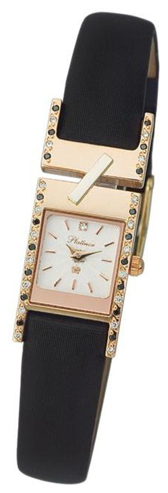 98855-3.103 russian gold кварцевый wrist watches Platinor "моNika" for women  98855-3.103