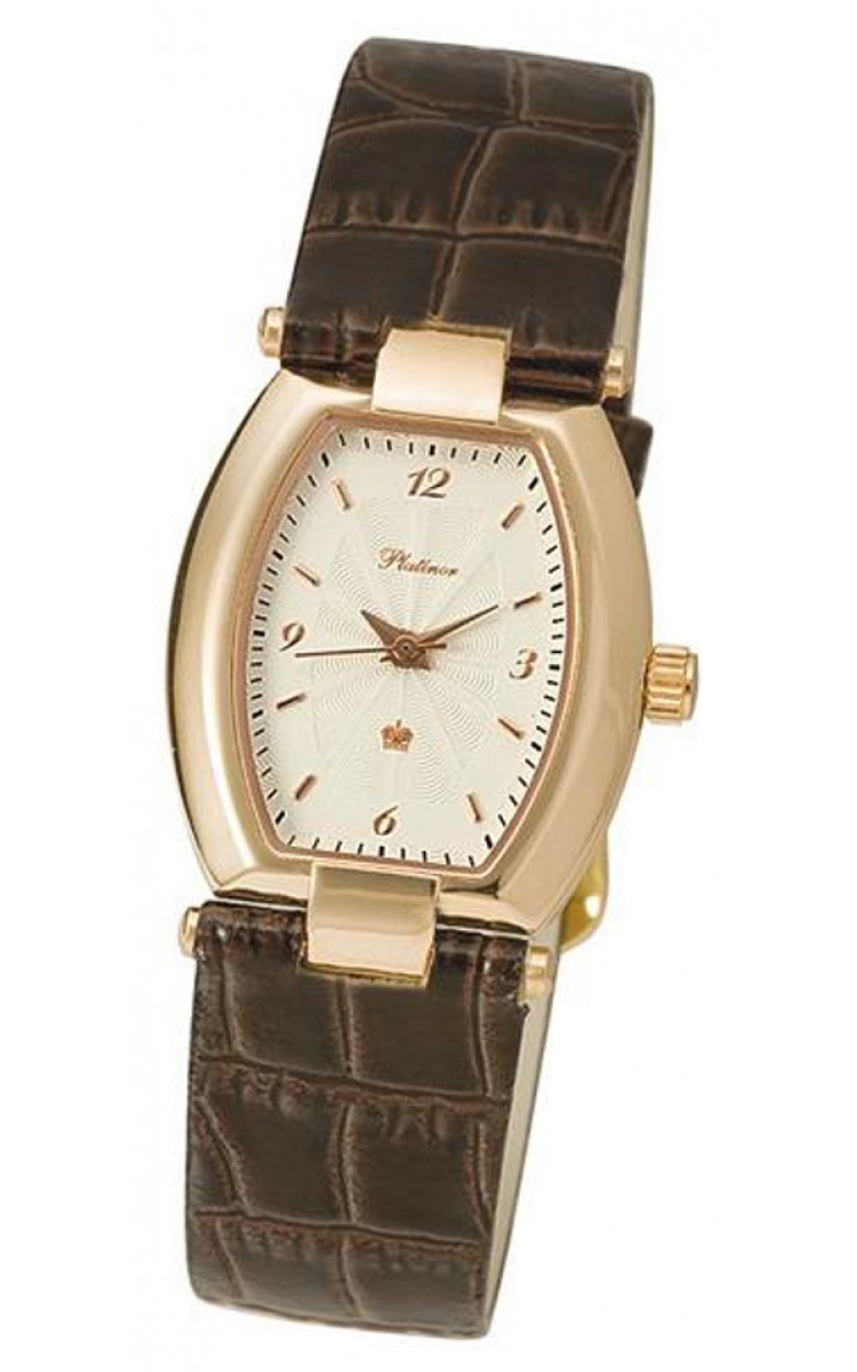 98650.112 russian gold кварцевый wrist watches Platinor "анита" for women  98650.112