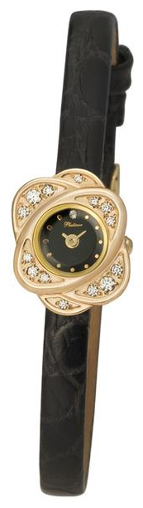 44756.501 russian gold кварцевый wrist watches Platinor "регина" for women  44756.501