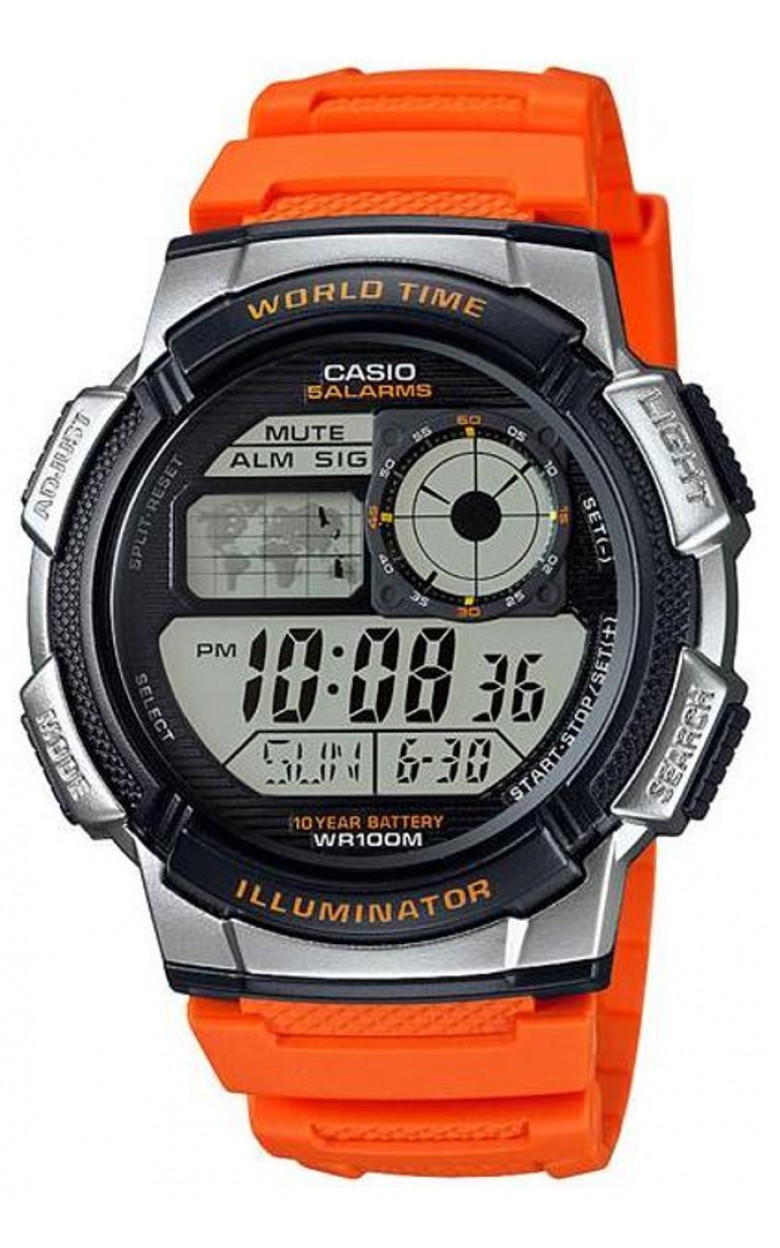 AE-1000W-4B  кварцевые наручные часы Casio "Collection"  AE-1000W-4B