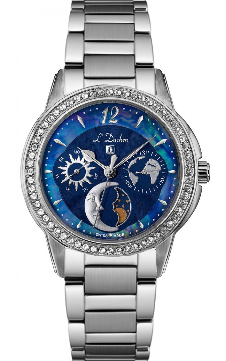 D 737.10.37 swiss кварцевый wrist watches L'Duchen "Celeste" for women  D 737.10.37