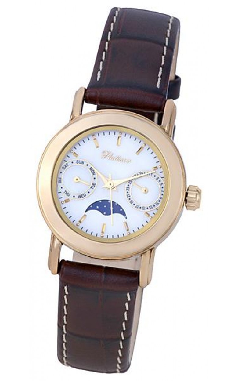 97760.301 russian gold кварцевый wrist watches Platinor "жанет" for women  97760.301