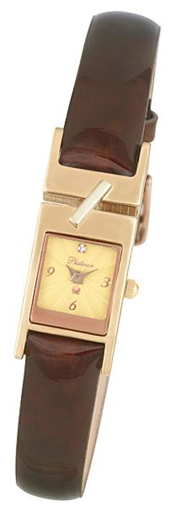 98850.412 russian gold Lady's watch кварцевый wrist watches Platinor "моNika"  98850.412
