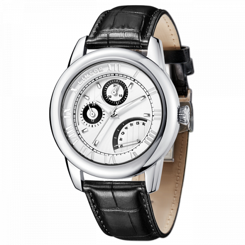1084S0L4  кварцевые наручные часы Lincor  1084S0L4