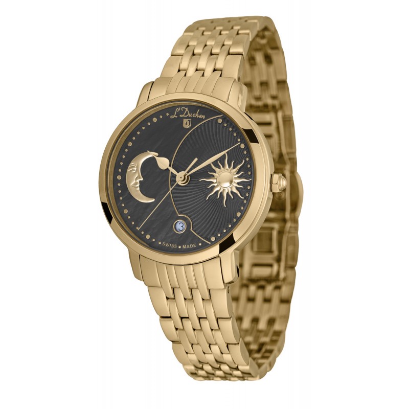 D 781.20.31 swiss Lady's watch кварцевый wrist watches L'Duchen "Day & Night"  D 781.20.31