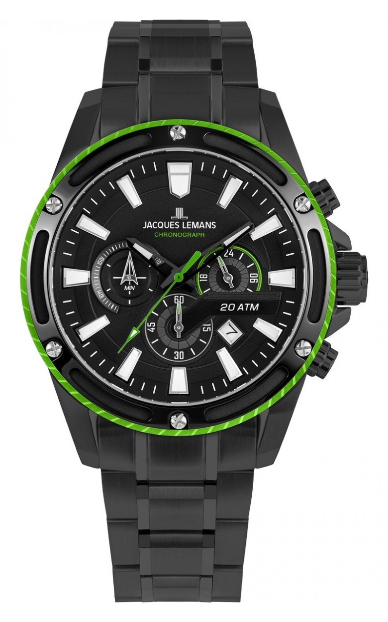 1-2141H  кварцевые наручные часы Jacques Lemans "Sport"  1-2141H