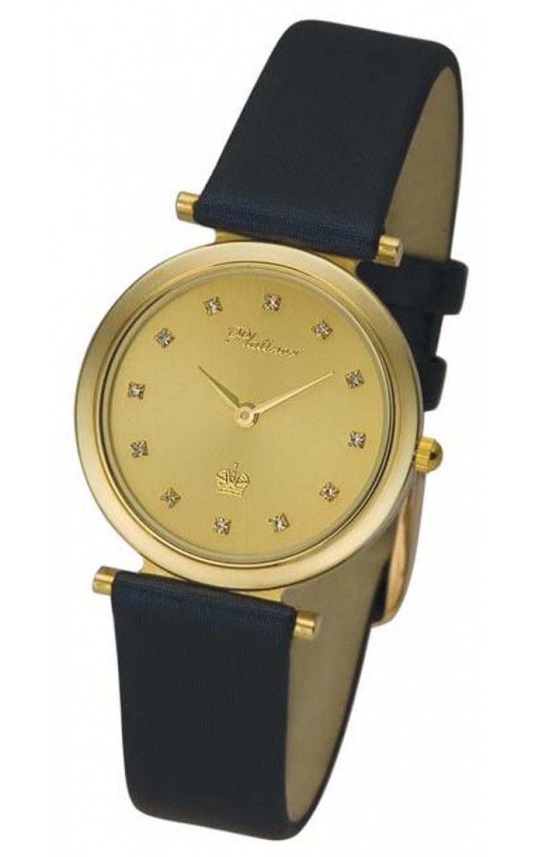 93210.401 russian gold кварцевый wrist watches Platinor "сабина" for women  93210.401