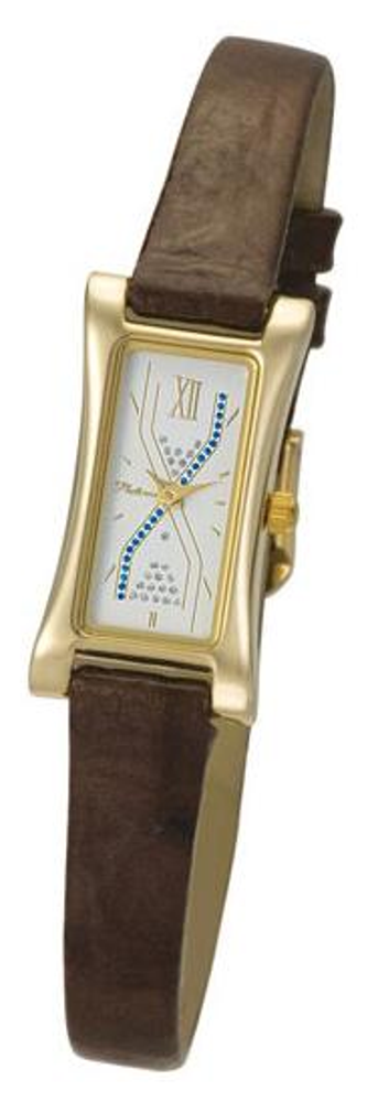 91760.126 russian gold Lady's watch кварцевый wrist watches Platinor "элизабет"  91760.126