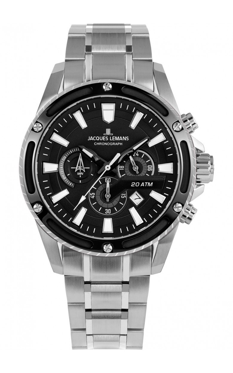 1-2141E  кварцевые наручные часы Jacques Lemans "Sport"  1-2141E