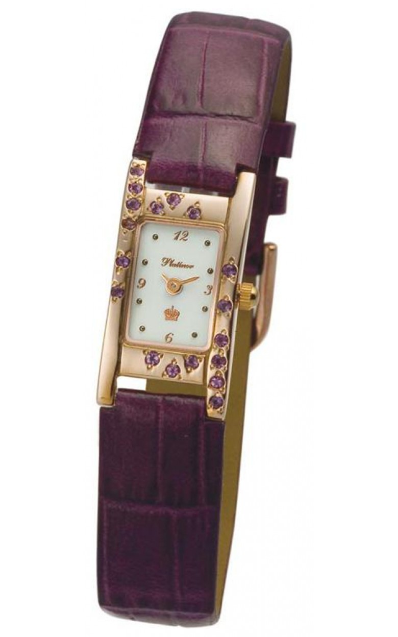 90557.306 russian gold Lady's watch кварцевый wrist watches Platinor "мадлен"  90557.306