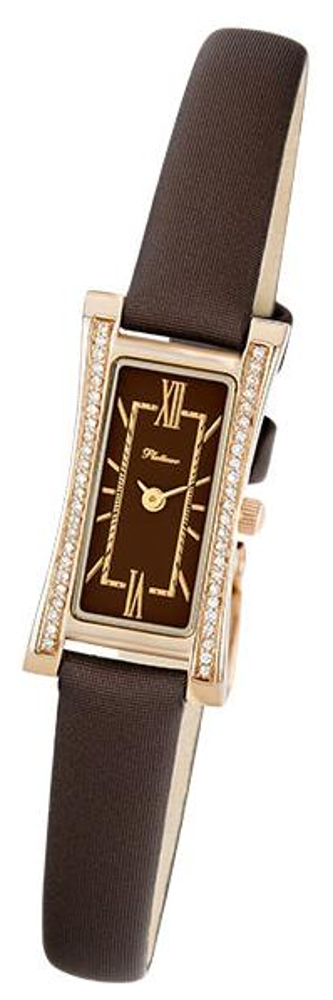 91751.720 russian gold Lady's watch кварцевый wrist watches Platinor "элизабет"  91751.720