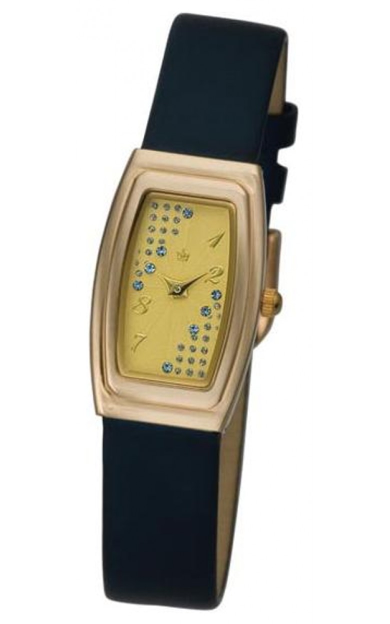 45050.427 russian gold кварцевый wrist watches Platinor "джина" for women  45050.427