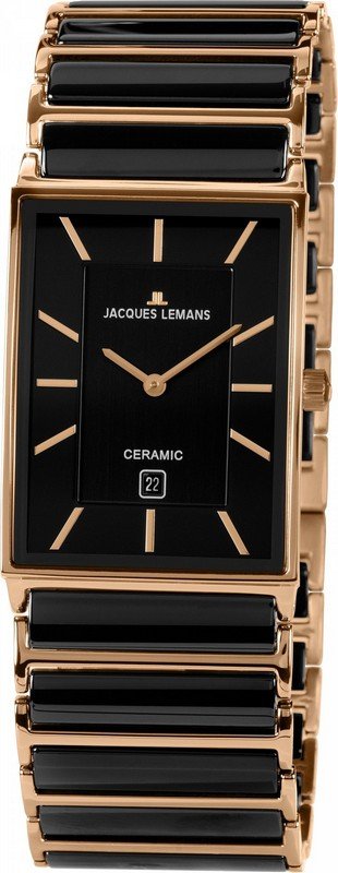 1-1592D  кварцевые наручные часы Jacques Lemans "High Tech Ceramic"  1-1592D