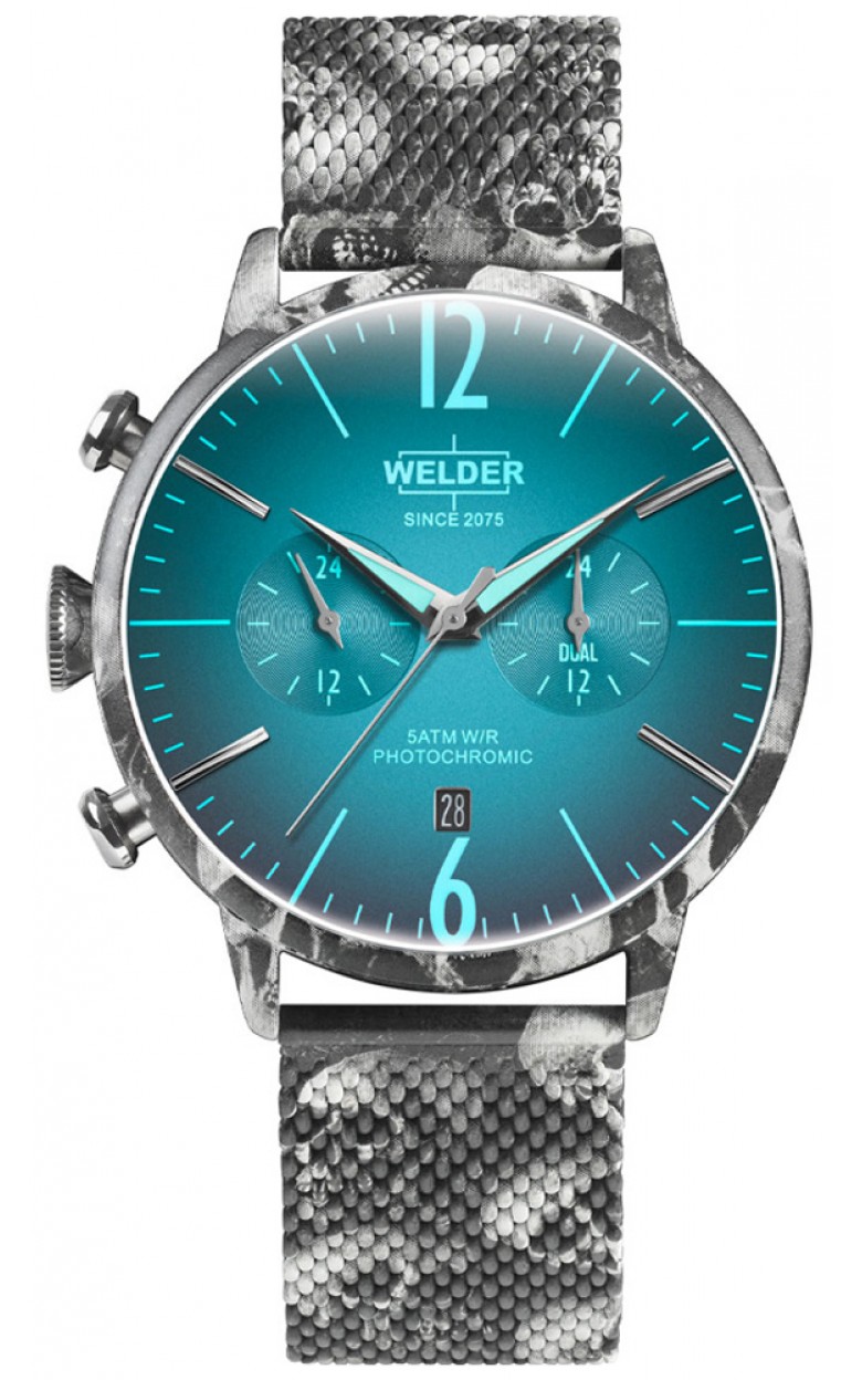 WWRC469  кварцевые наручные часы WELDER "Luminous Graffiti"  WWRC469