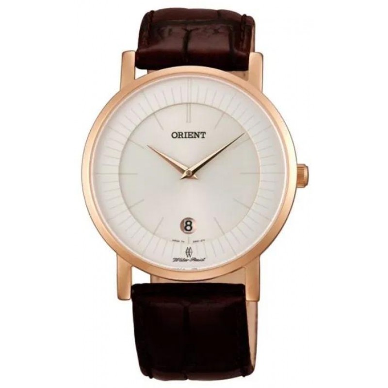 FGW0100CW японские мужские кварцевые наручные часы Orient "Dressy Elegant Gent