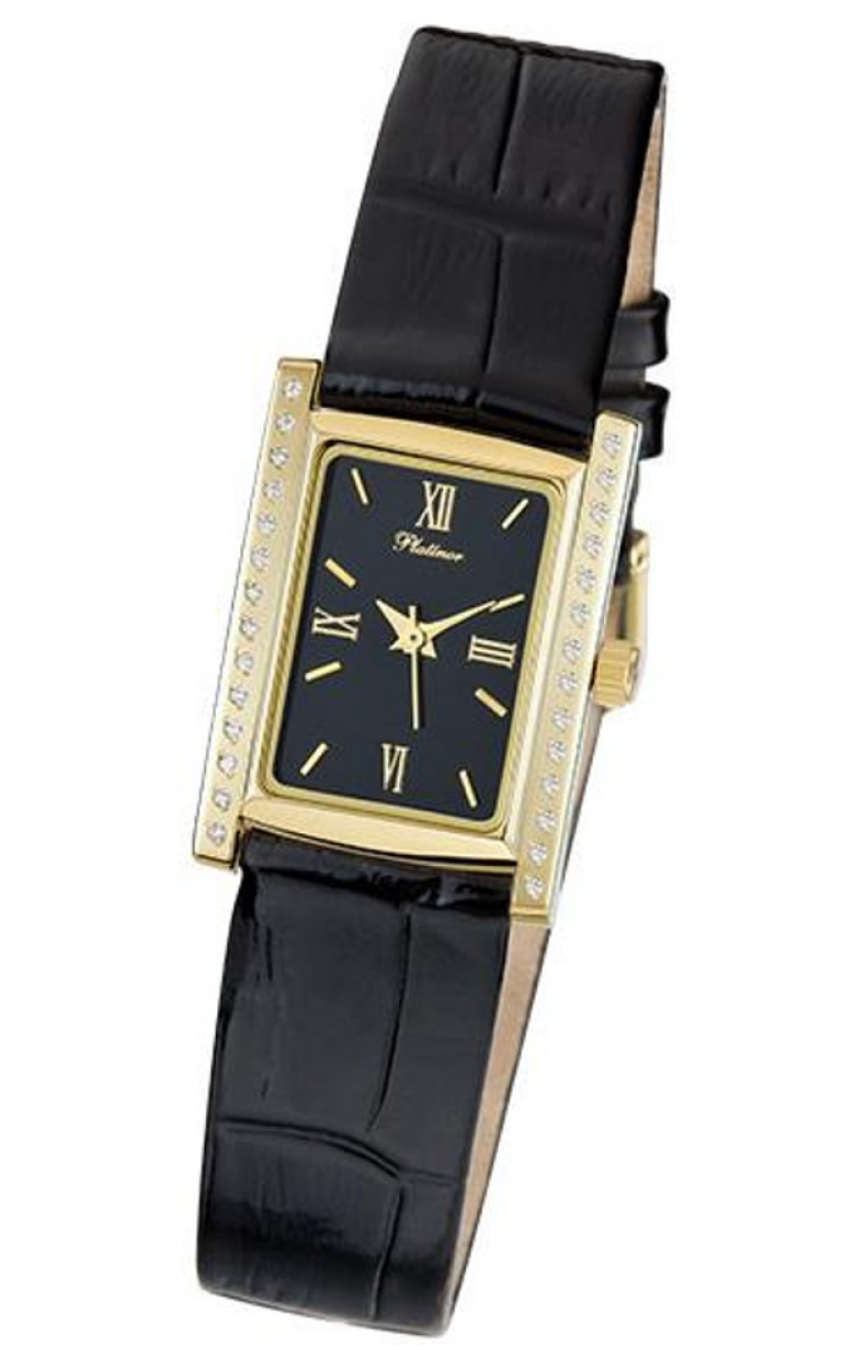 42966.516 russian gold Lady's watch кварцевый wrist watches Platinor "милана"  42966.516