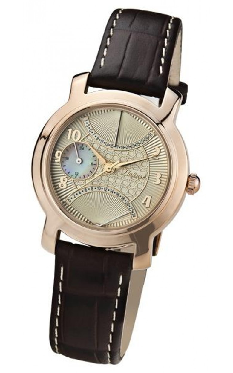 97350.428 russian gold Lady's watch кварцевый wrist watches Platinor "оливия"  97350.428