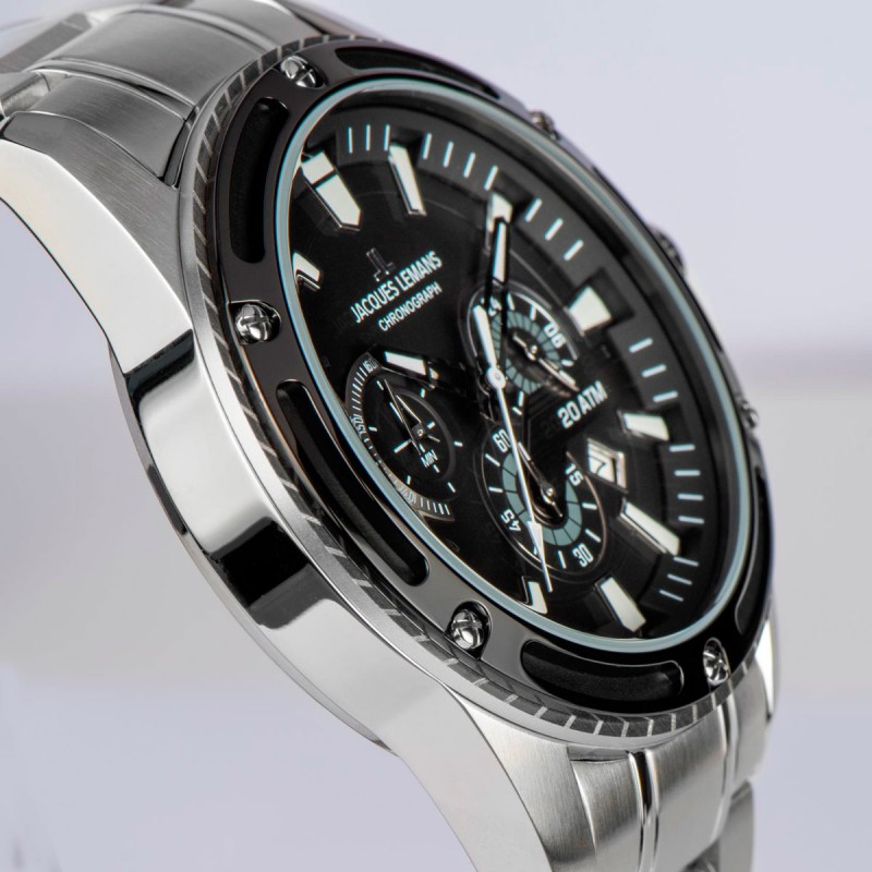 1-2141E  кварцевые наручные часы Jacques Lemans "Sport"  1-2141E