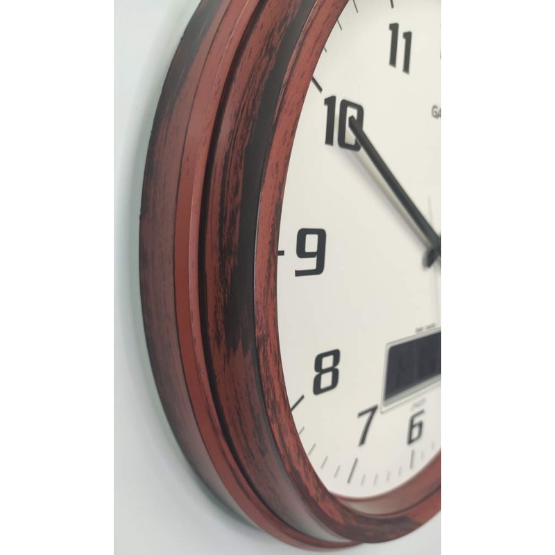 T-1971-F Настенные часы с термометром и гигрометром GALAXY T-1971-F
