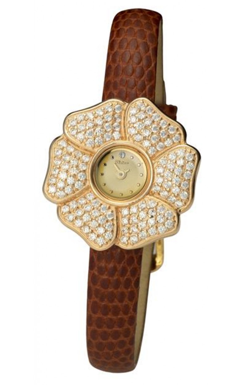 99356-2.401 russian gold Lady's watch кварцевый wrist watches Platinor "амелия"  99356-2.401