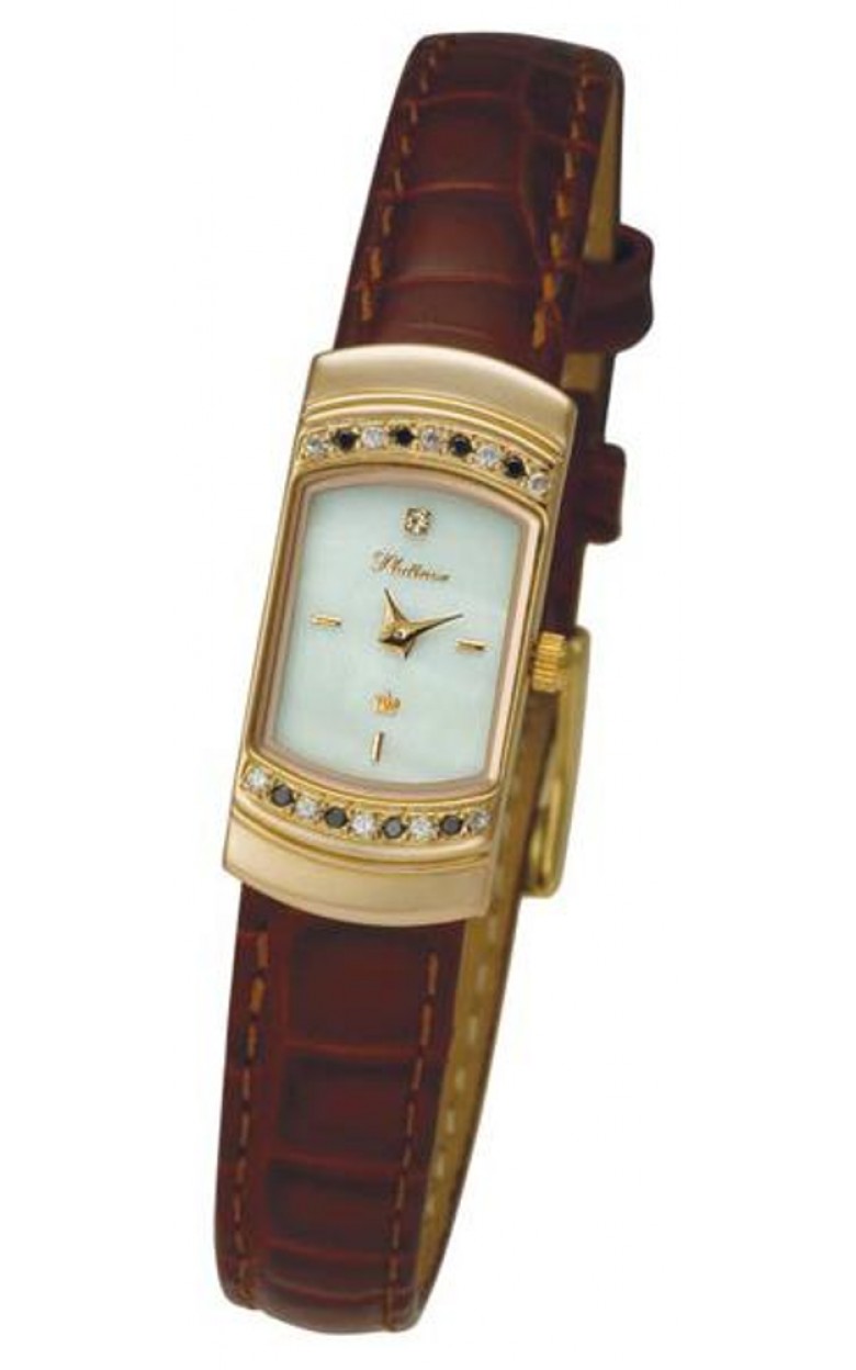 98355.303 russian gold кварцевый wrist watches Platinor "любава" for women  98355.303