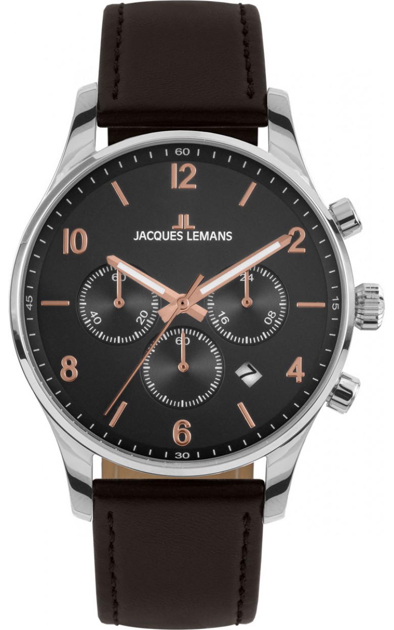 1-2126F  кварцевые наручные часы Jacques Lemans "Classic"  1-2126F
