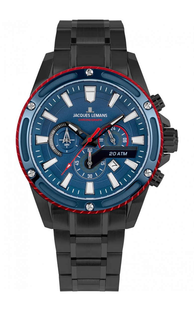 1-2141G  кварцевые наручные часы Jacques Lemans "Sport"  1-2141G