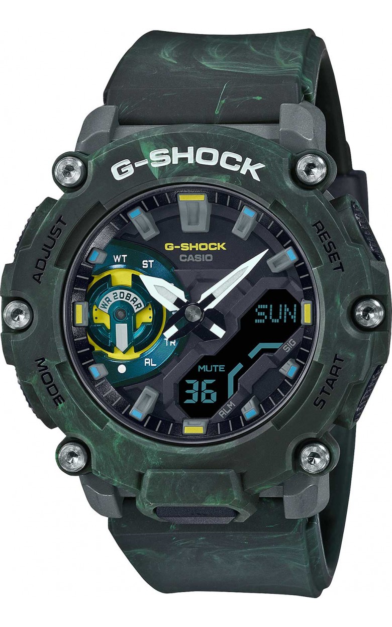 GA-2200MFR-3AER  кварцевые наручные часы Casio "G-Shock"  GA-2200MFR-3AER