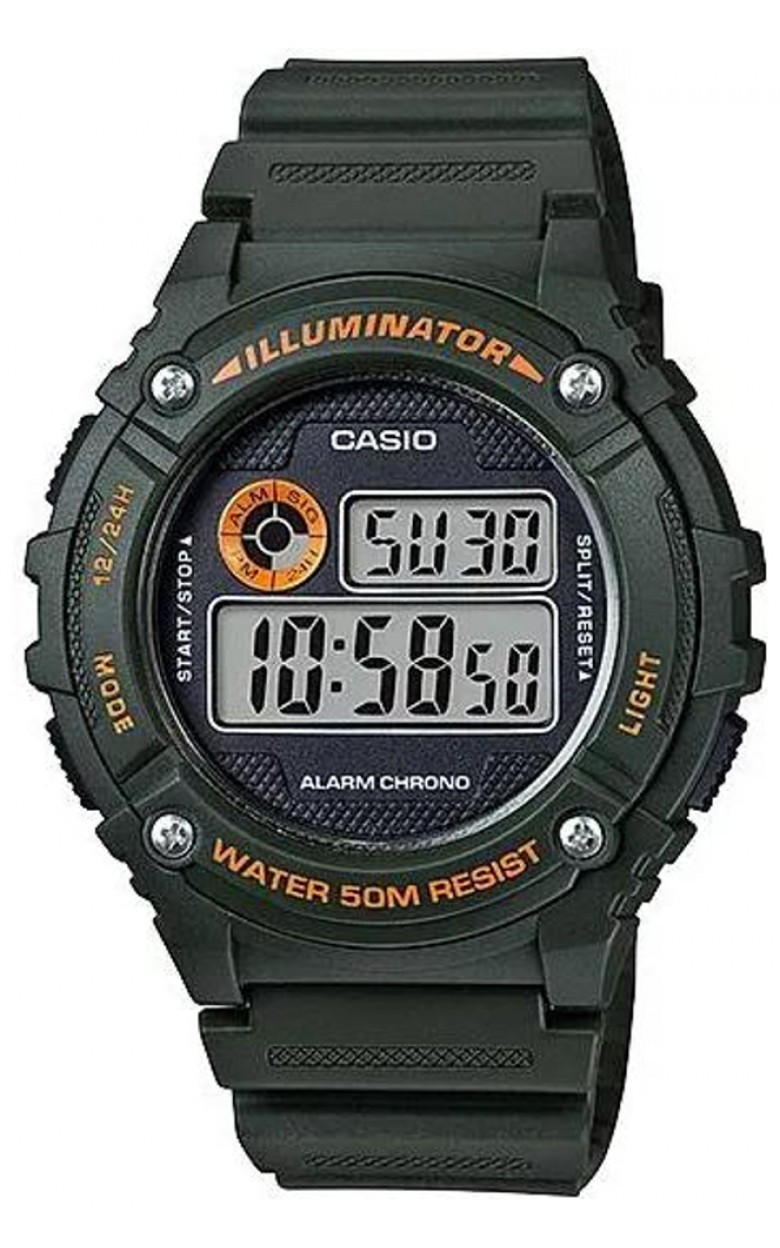 W-216H-3B  кварцевые наручные часы Casio "Sports"  W-216H-3B