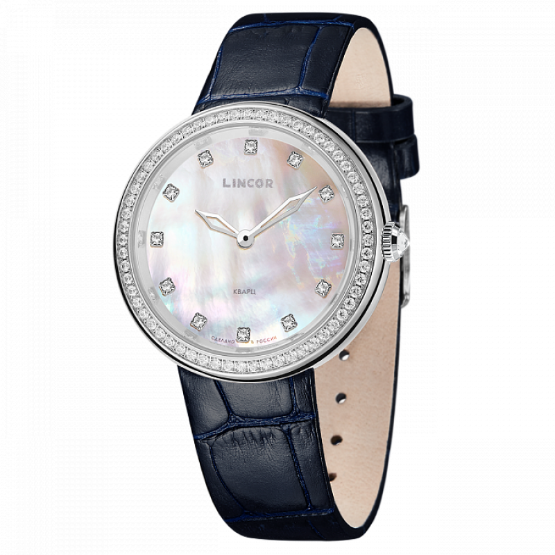 1275S6L1-101 russian Lady's watch кварцевый wrist watches Lincor  1275S6L1-101