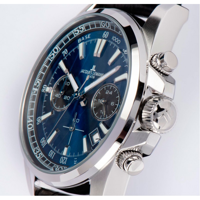 1-2117S  кварцевые наручные часы Jacques Lemans "Sport"  1-2117S