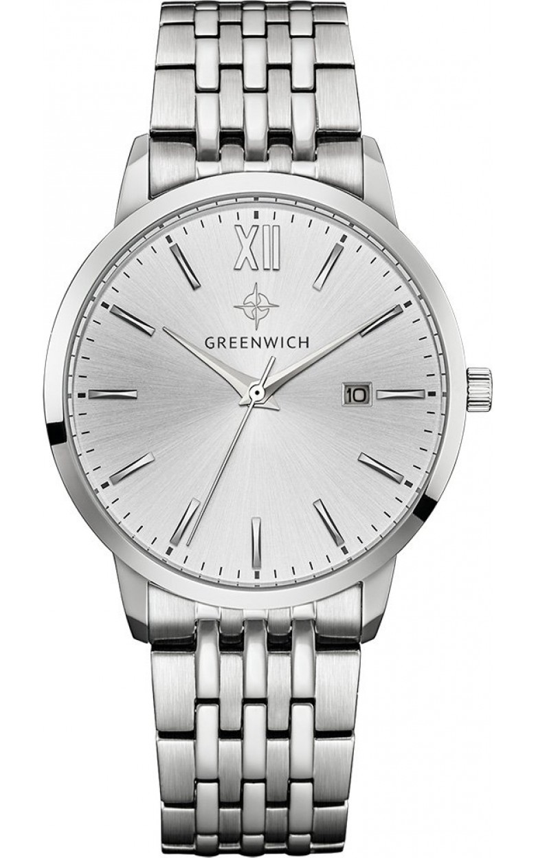 GW 021.10.13  кварцевый wrist watches Greenwich "Bell" for men  GW 021.10.13