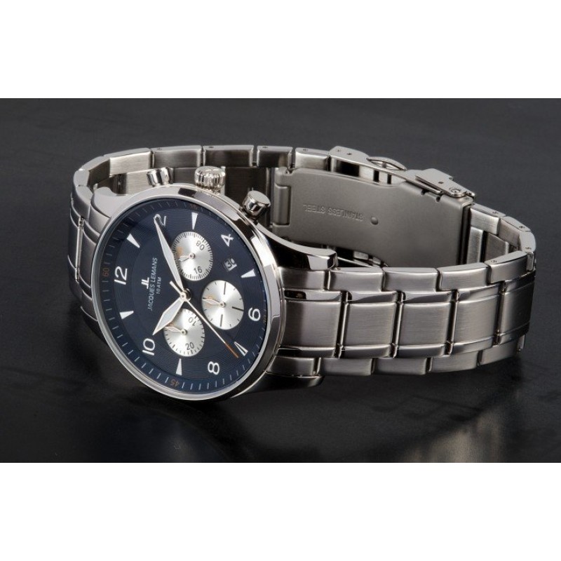 1-1654K  кварцевые наручные часы Jacques Lemans "Classic"  1-1654K