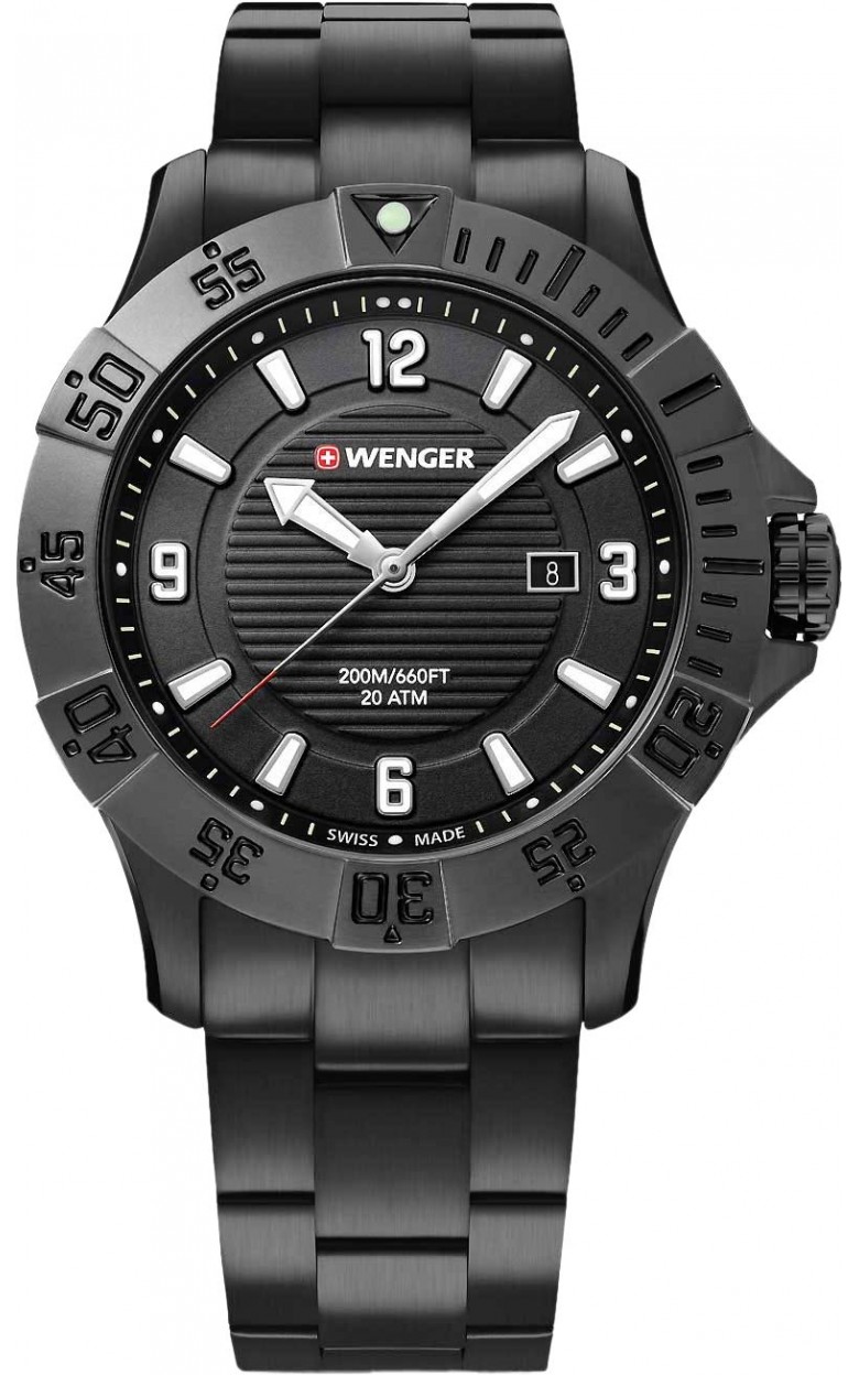 01.0641.135 swiss watertight Men's watch quartz wrist watches Wenger  01.0641.135