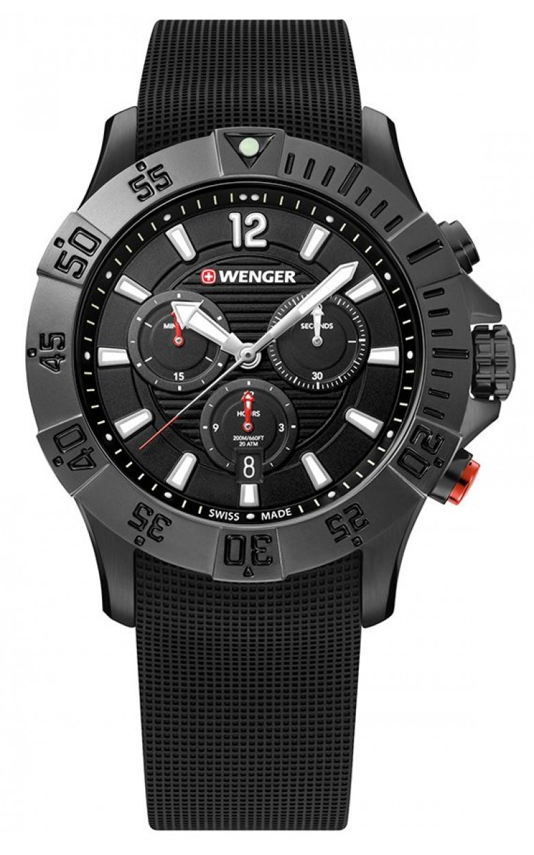 01.0643.120 swiss watertight Men's watch quartz wrist watches Wenger "Seaforce Sport"  01.0643.120