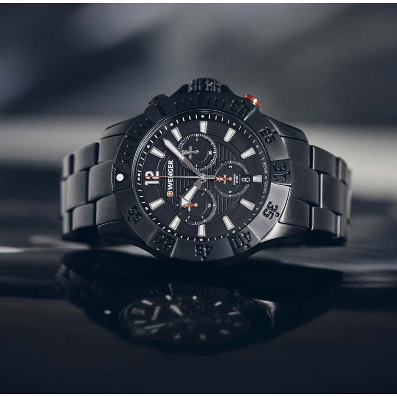 01.0643.121 swiss watertight Men's watch quartz wrist watches Wenger  01.0643.121