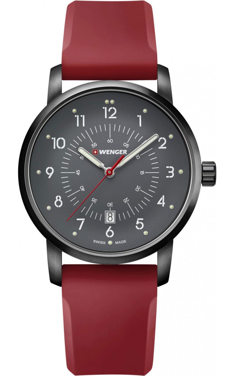 01.1641.117 swiss Men's watch quartz wrist watches Wenger "Avenue"  01.1641.117