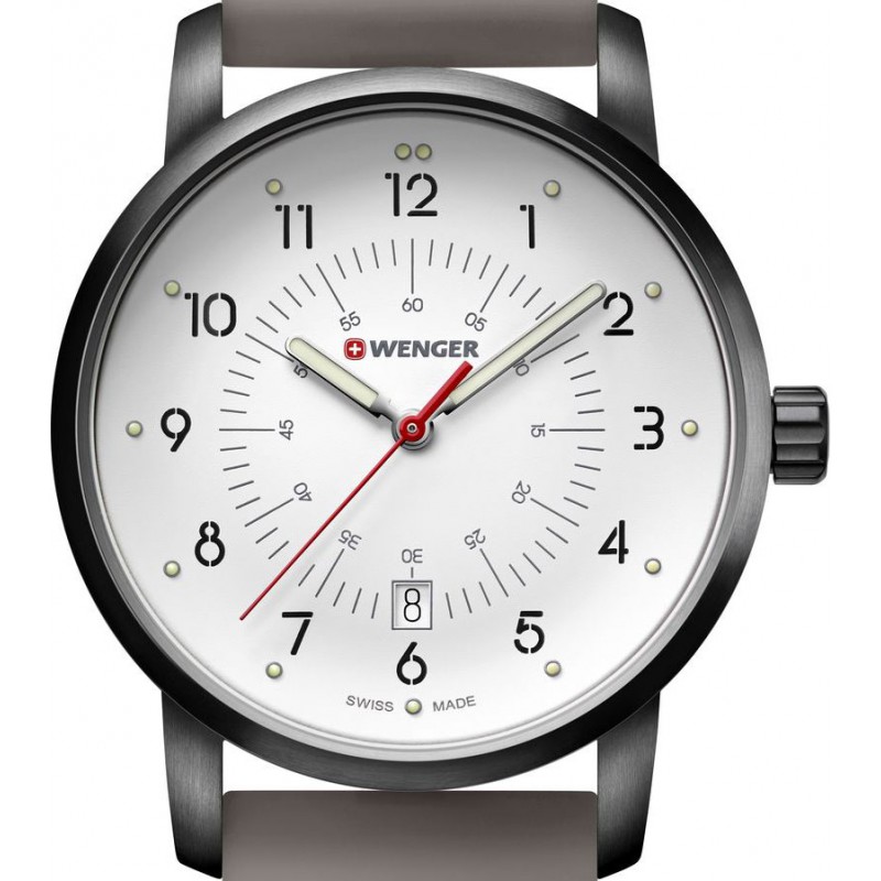 01.1641.121 swiss Men's watch quartz wrist watches Wenger "Avenue"  01.1641.121