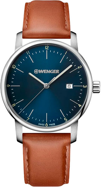 01.1741.111 swiss Men's watch quartz wrist watches Wenger "Urban Classic"  01.1741.111