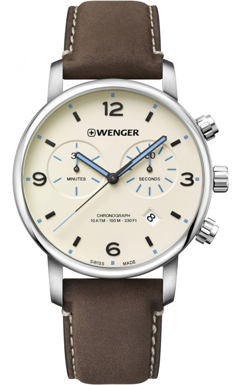 01.1743.111 swiss Men's watch quartz wrist watches Wenger "Urban Metropolitan"  01.1743.111