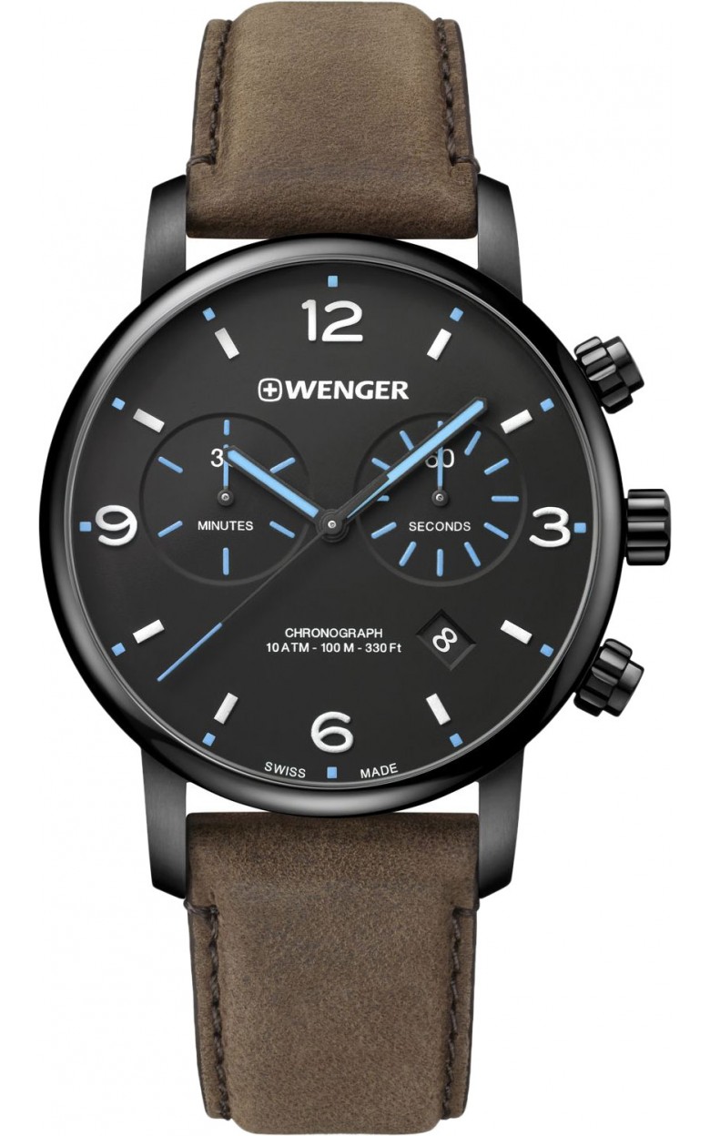 01.1743.112 swiss quartz wrist watches Wenger "Urban Metropolitan" for men  01.1743.112